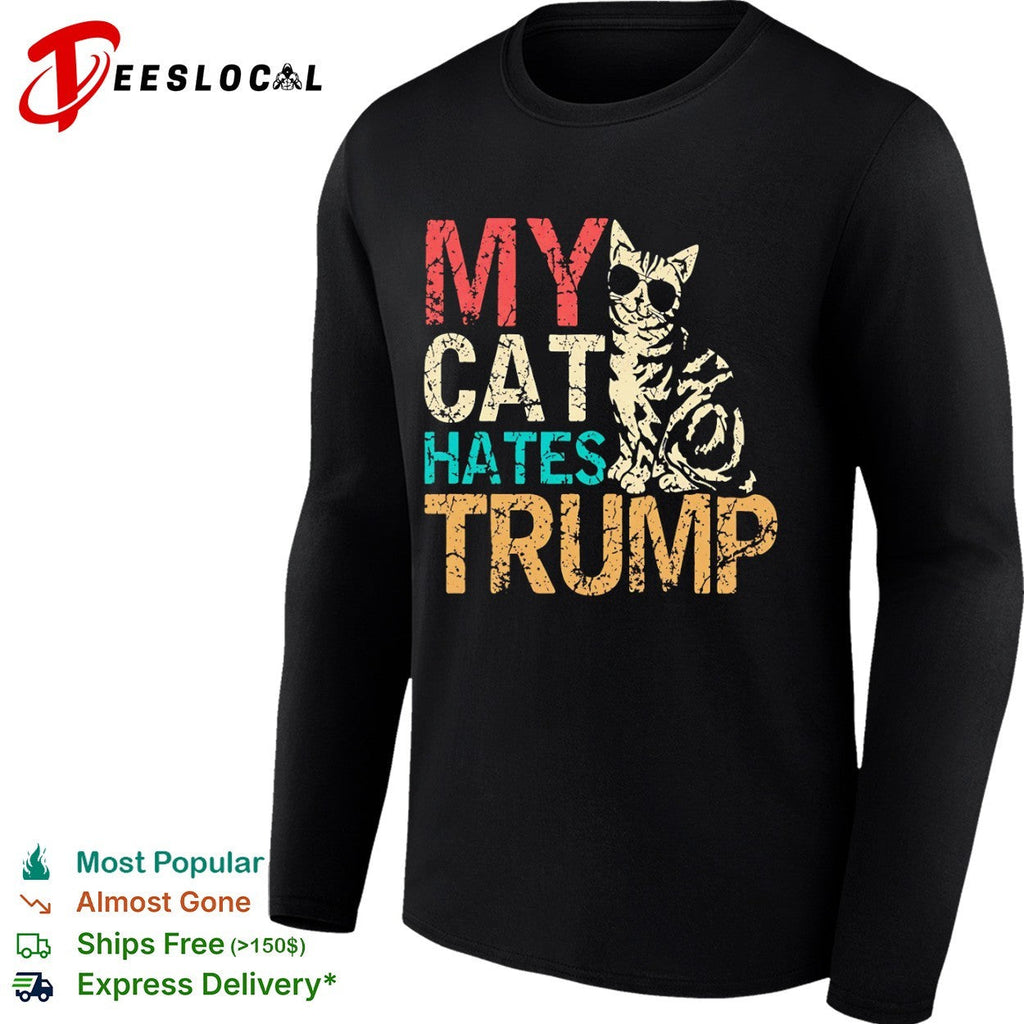 My cat hates Trump shirt Unisex