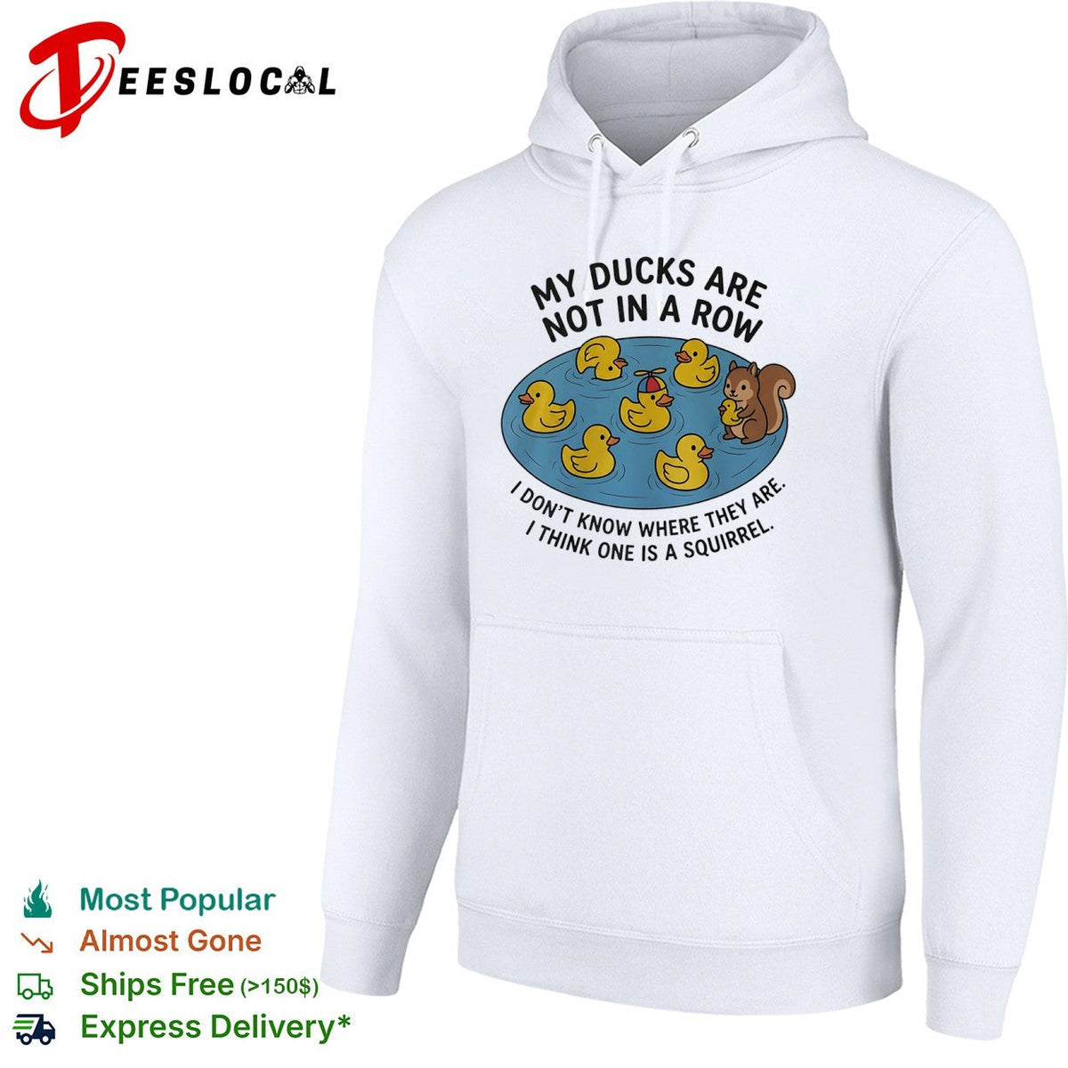 My ducks are not in a row I dont know where they are I think one is a squirrel shirt Unisex
