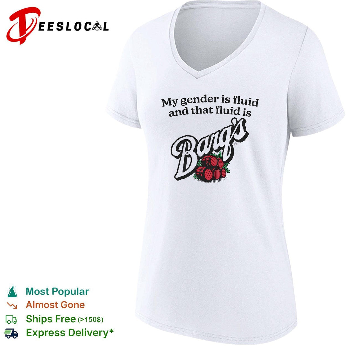 My gender is fluid and that fluid is Barq’s root beer shirt Unisex