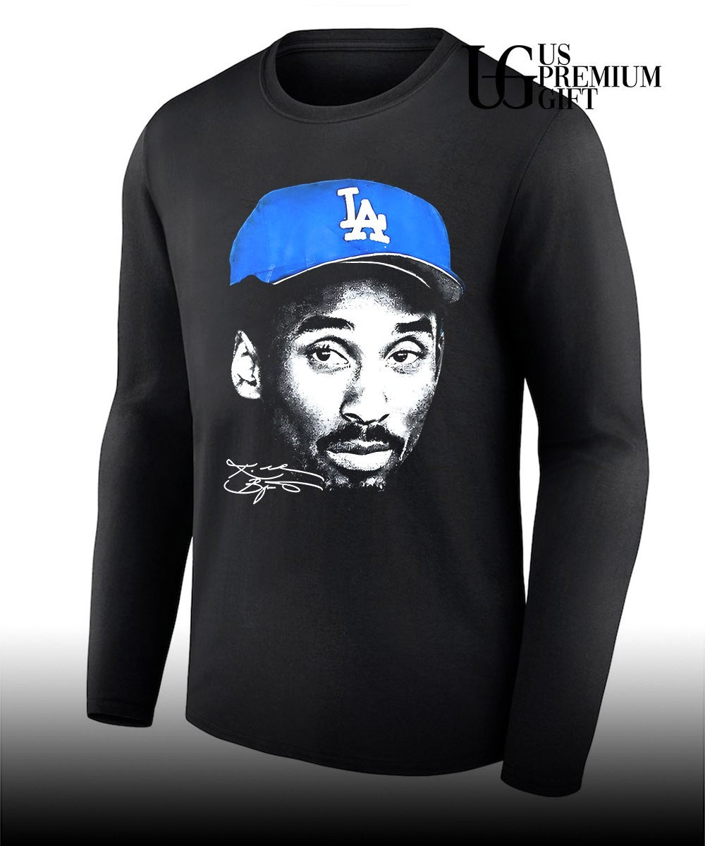 Myles Garrett wearing Kobe Bryant Dodgers hat signature shirt Unisex