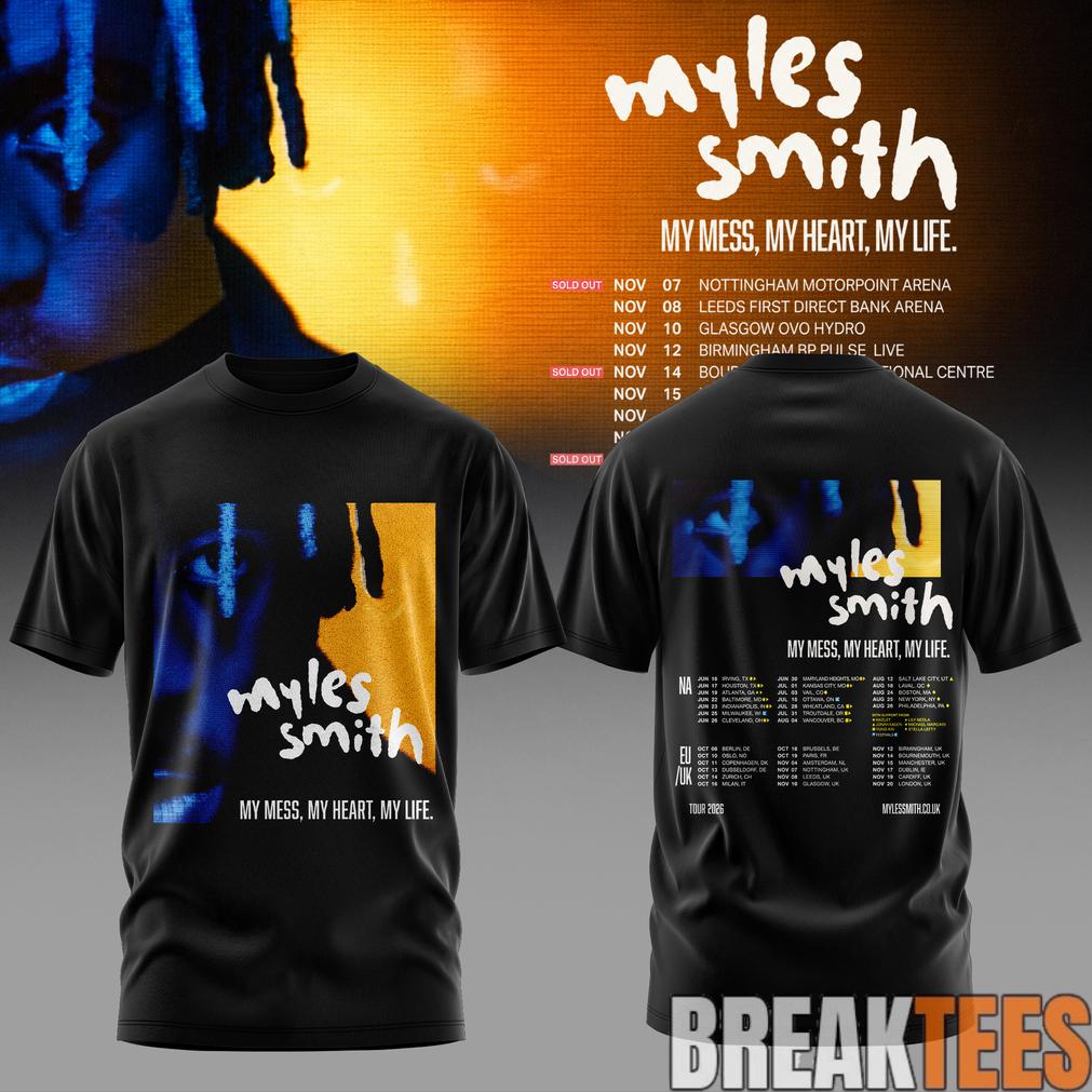 Myles Smith “My Mess, My Heart, My Life” Tee Unisex