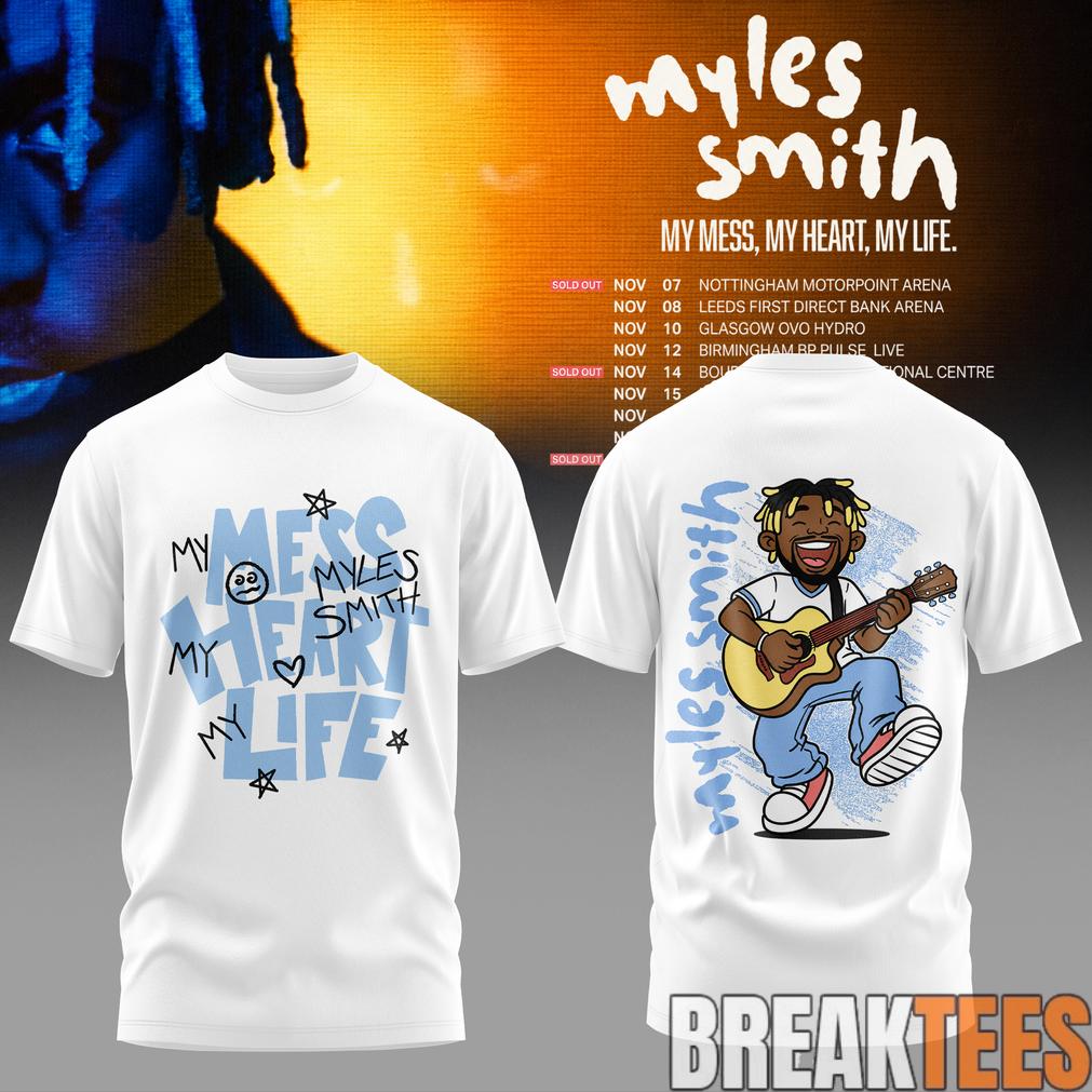 Myles Smith “My Mess, My Heart, My Life” Tee Unisex