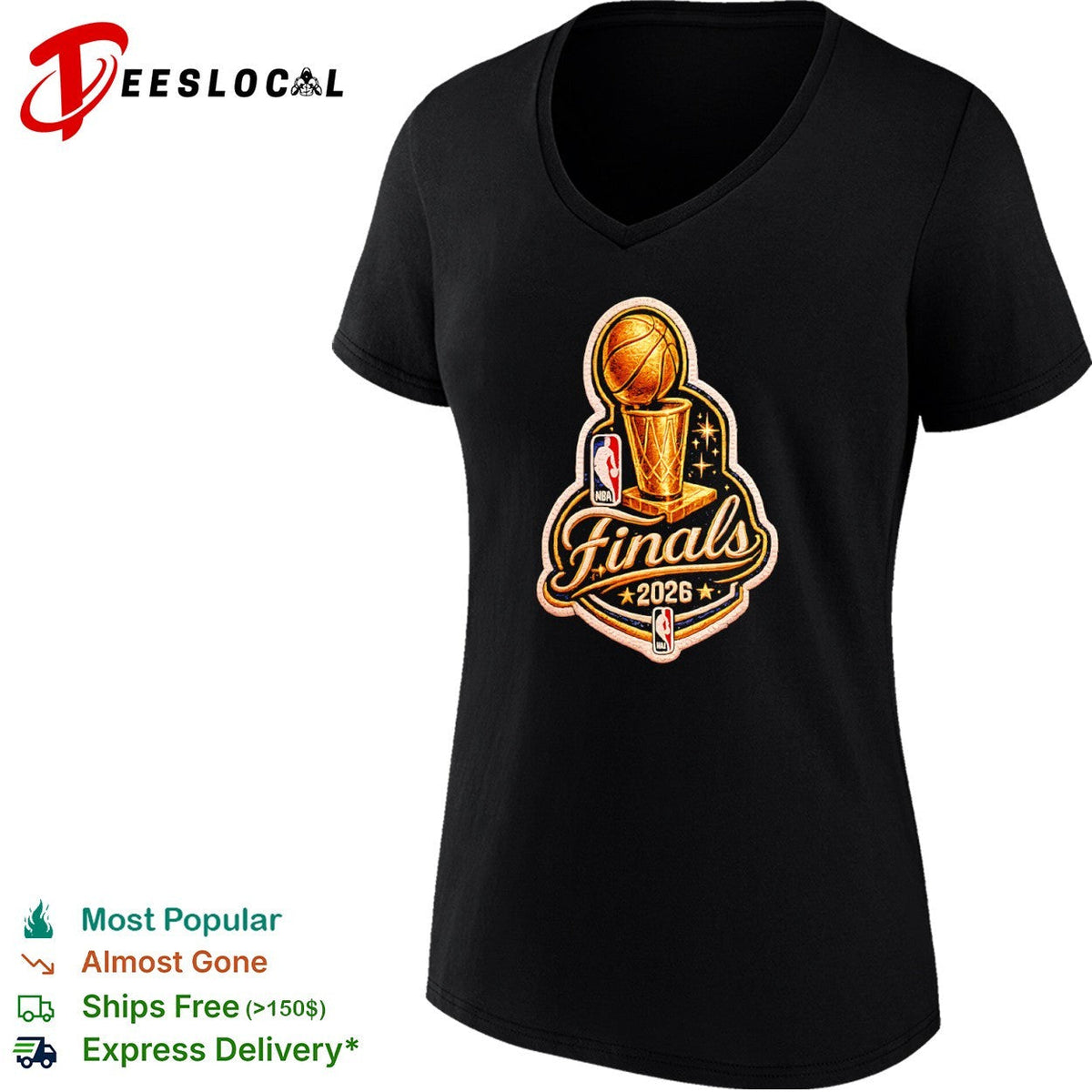 NBA Finals 2026 Championship Trophy Logo Basketball shirt Unisex