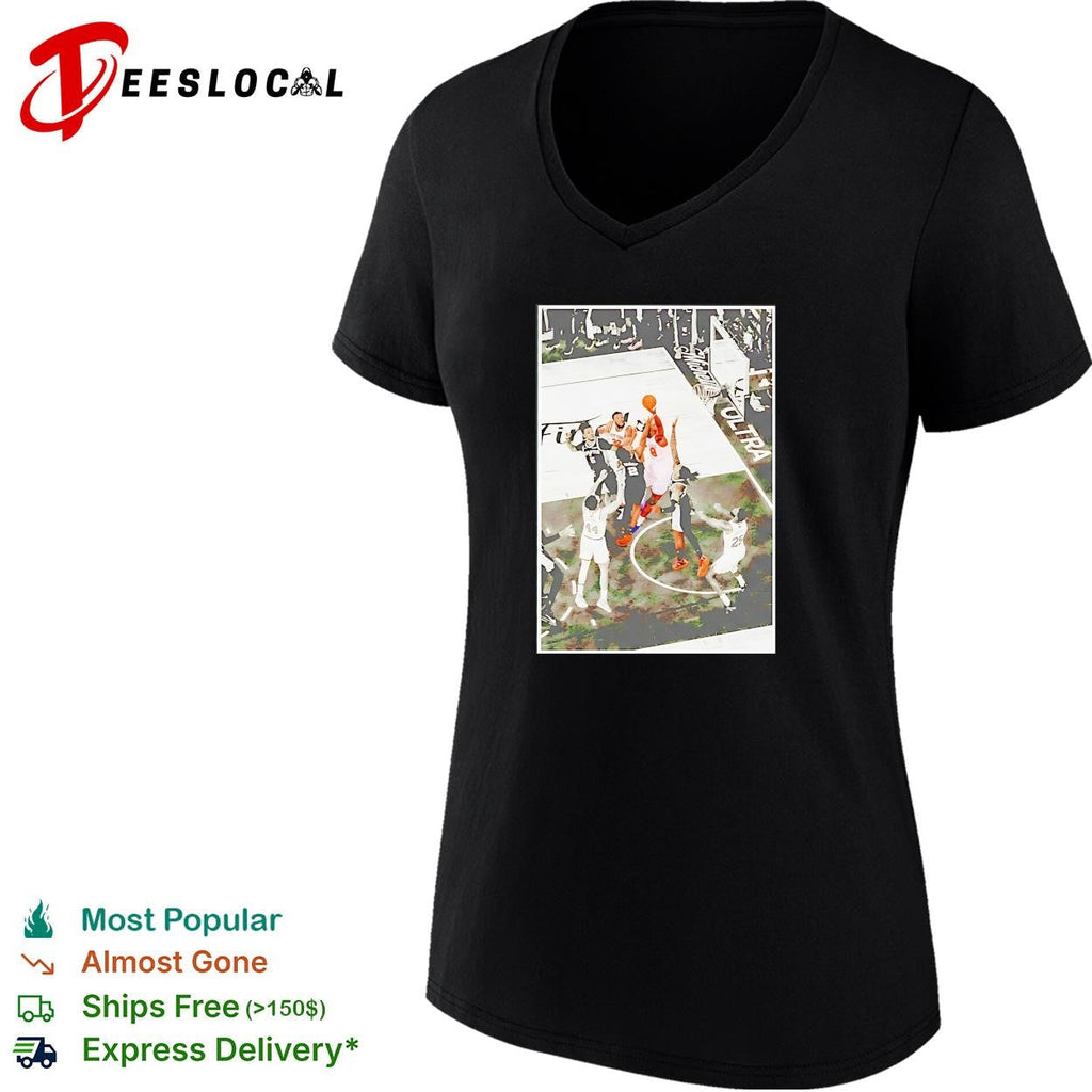 NBA Finals basketball game action photo framed art poster shirt Unisex