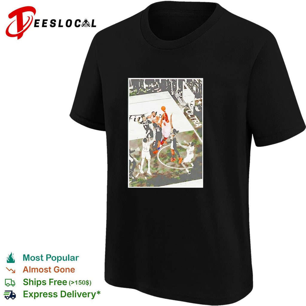 NBA Finals basketball game action photo framed art poster shirt Unisex