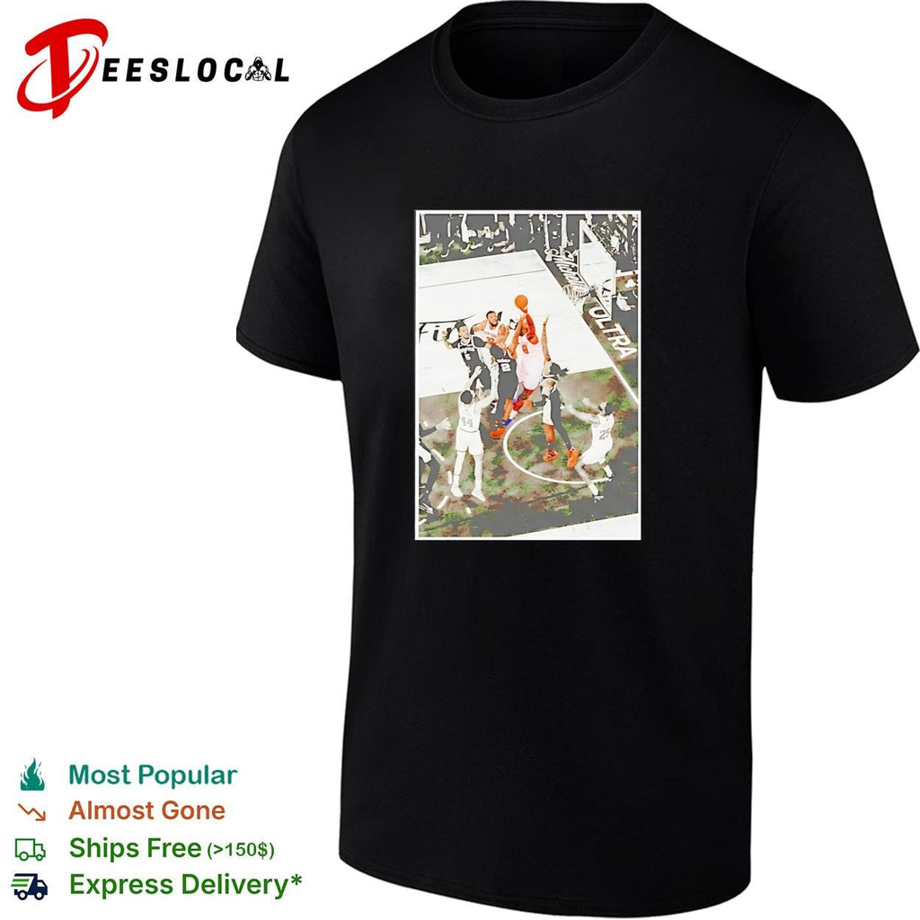 NBA Finals basketball game action photo framed art poster shirt Unisex
