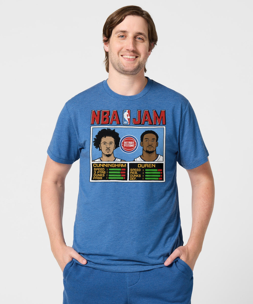 NBA Jam Pistons Cunningham And Duren Unisex