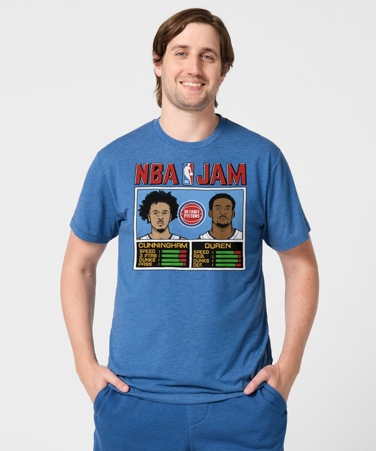NBA Jam Pistons Cunningham And Duren Unisex