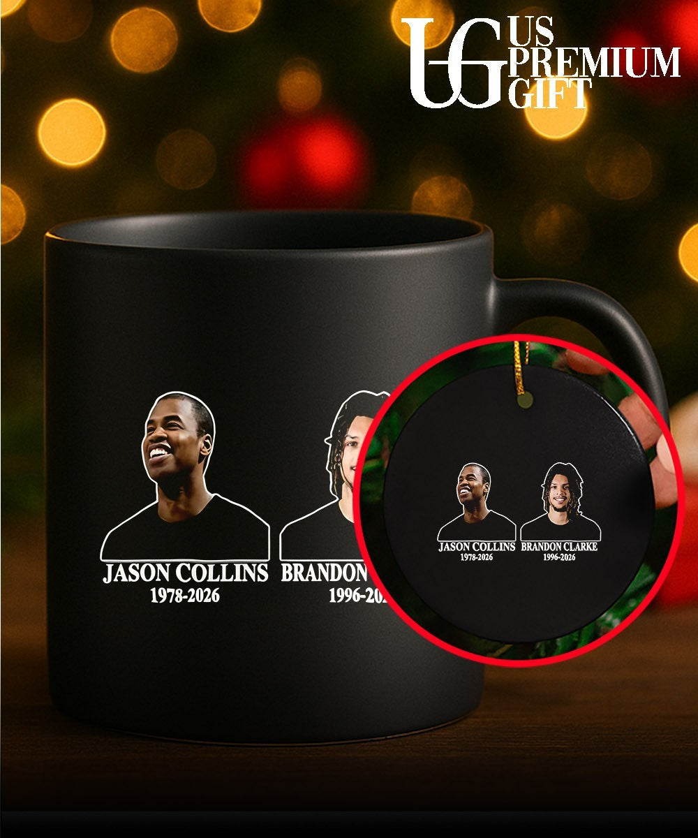 NBA Player Jason Collins 1978-2026 and Brandon Clarke 1996-2026 Memorial tribute shirt Unisex