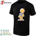 NBA championship trophy sitting on work boots boot culture art shirt Unisex