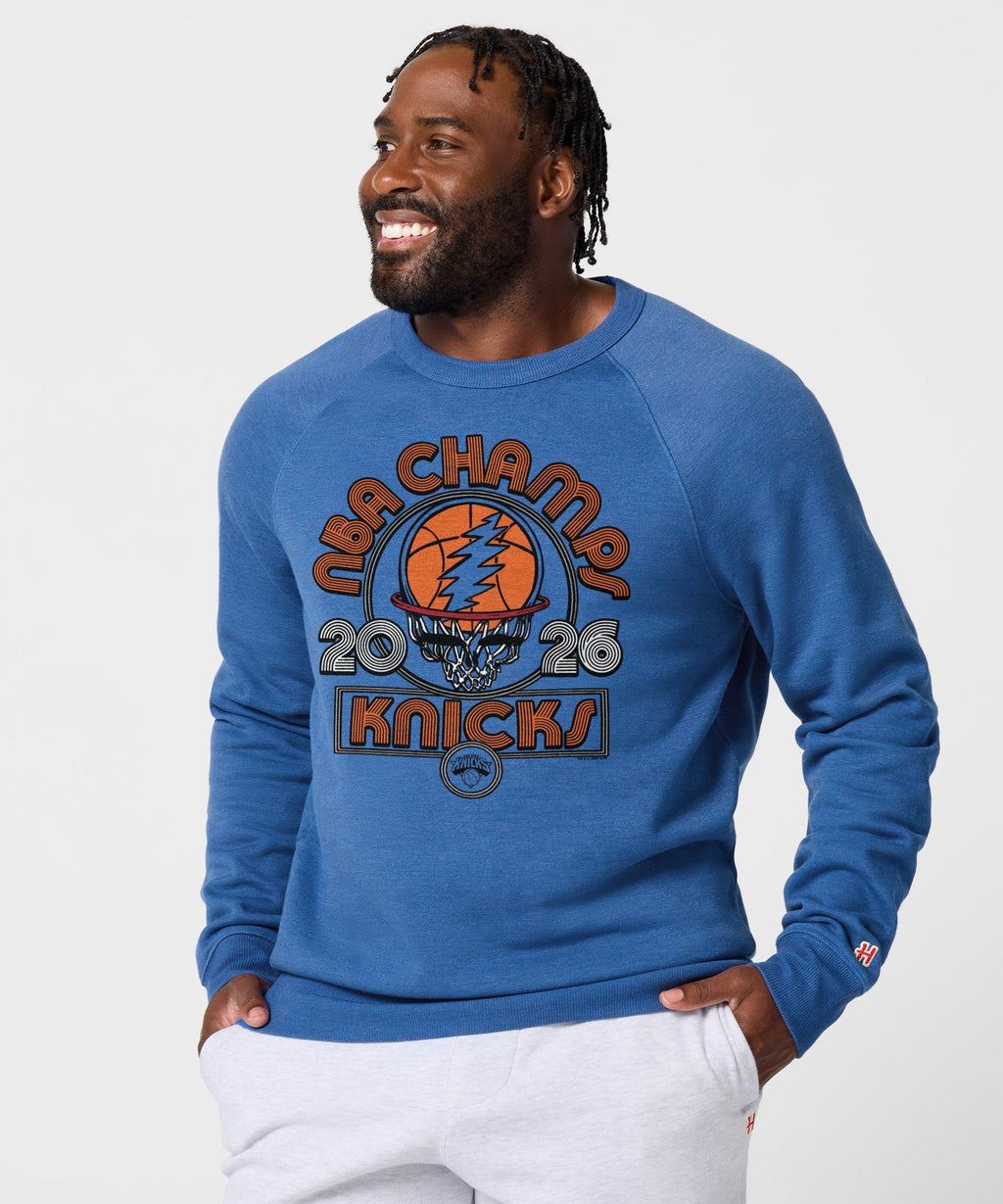NBA x Grateful Dead 2026 Champs Knicks Crewneck Unisex