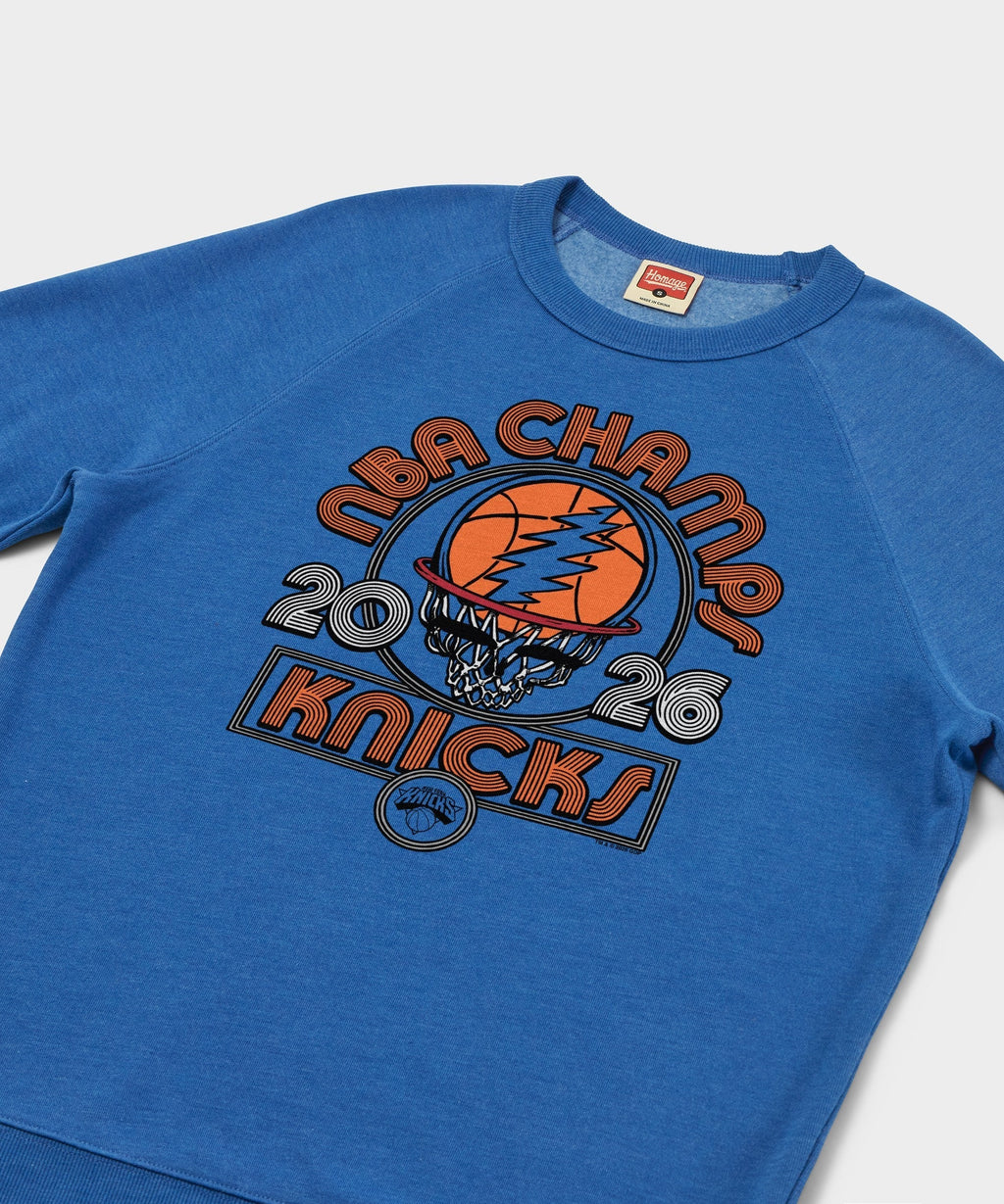 NBA x Grateful Dead 2026 Champs Knicks Crewneck Unisex