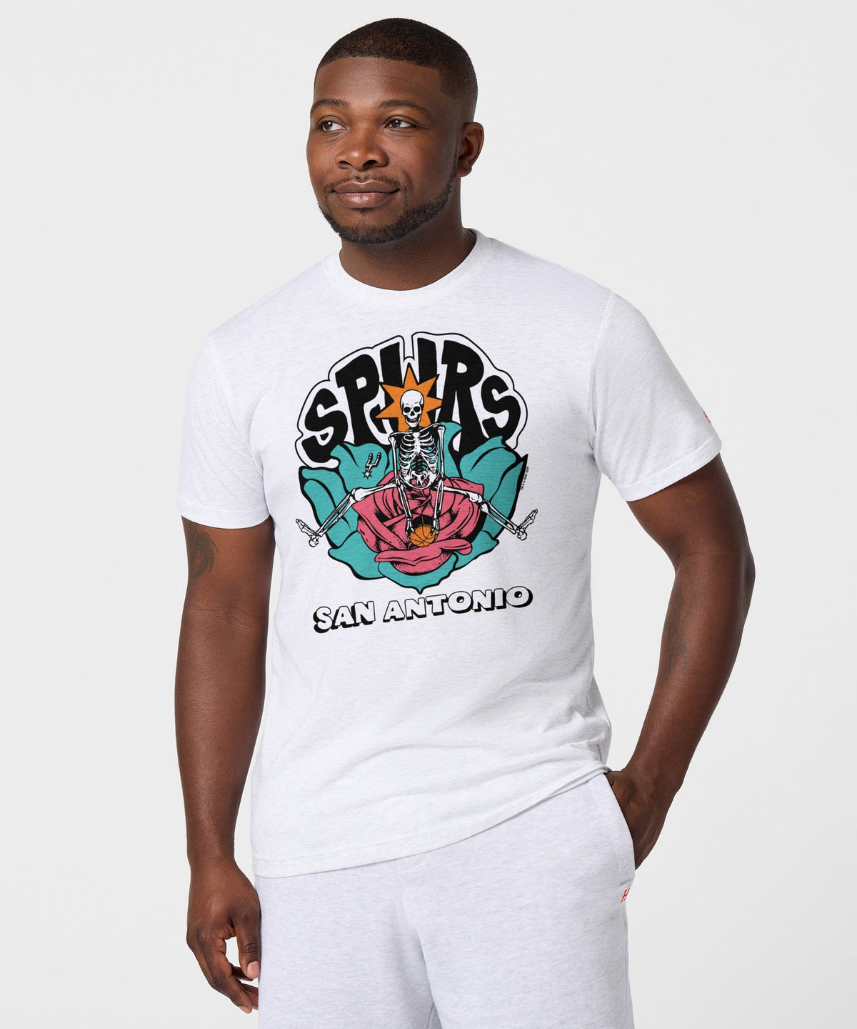 NBA x Grateful Dead x Spurs Skeleton Unisex