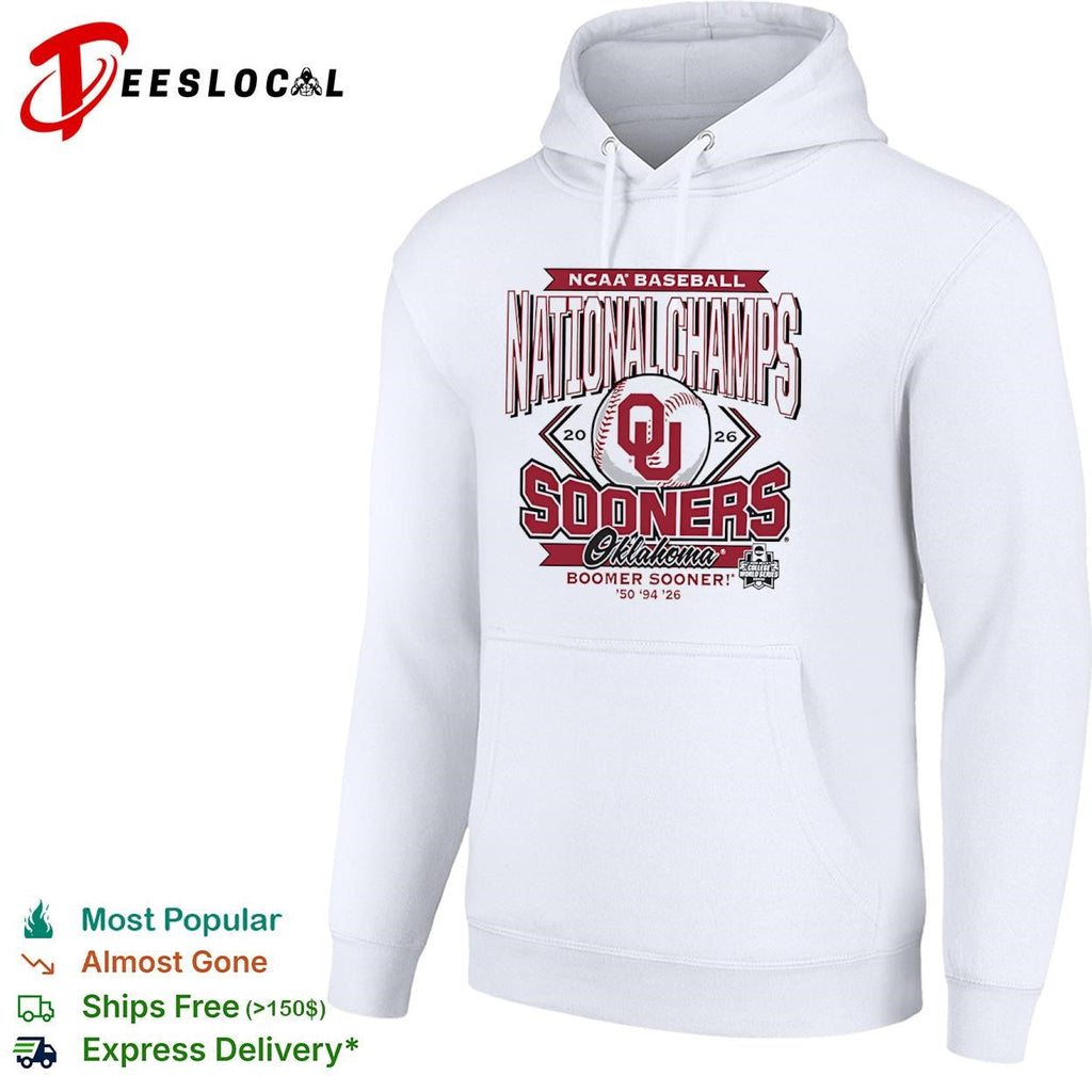 NCAA Baseball National Champs Oklahoma Sooners Boomer Sooner 50 94 26 2026 shirt Unisex