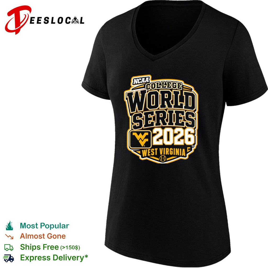 NCAA College World Series 2026 West Virginia Mountaineers Baseball Logo shirt Unisex