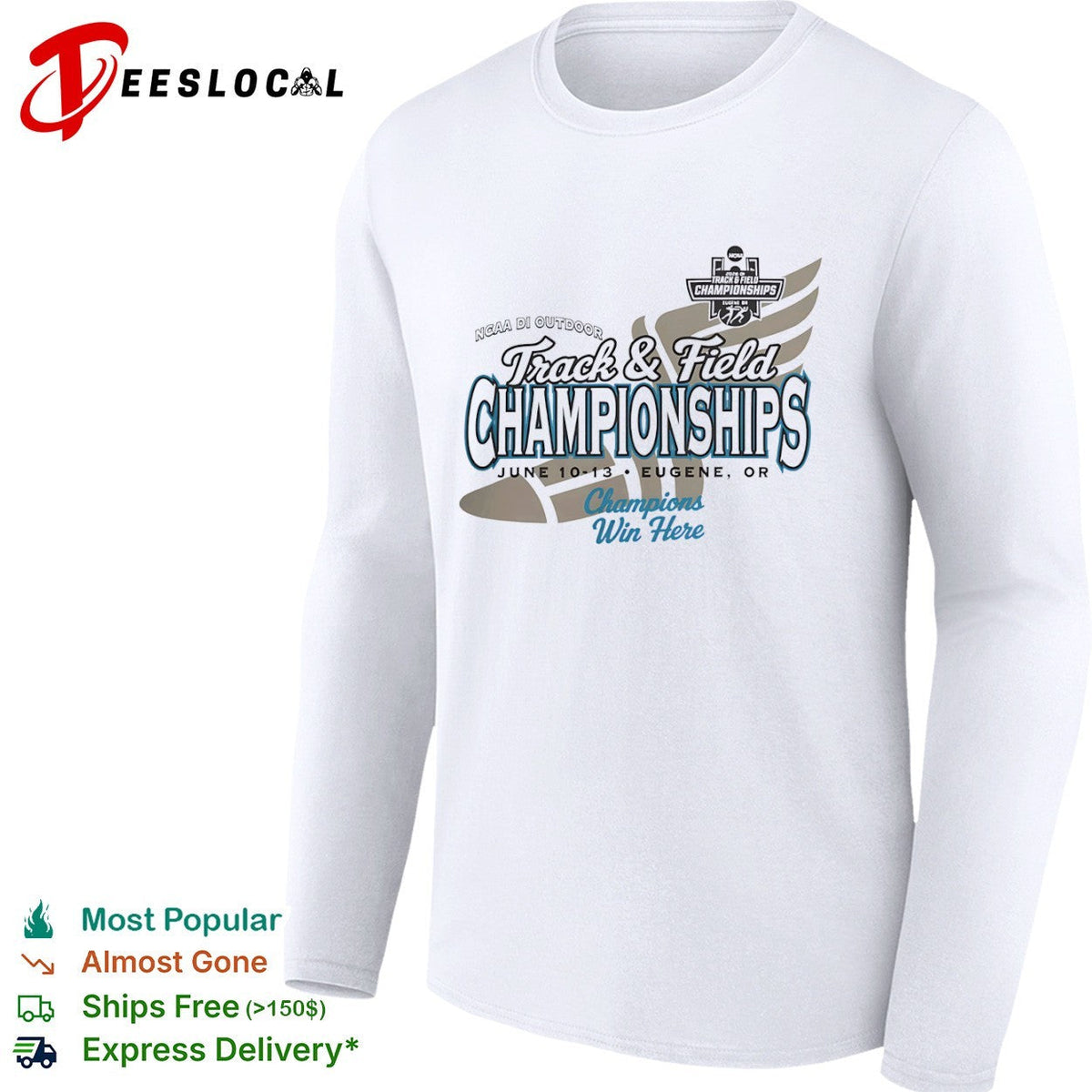 NCAA DI Outdoor Track and Field Championships Eugene OR 2026 Champions Win shirt Unisex