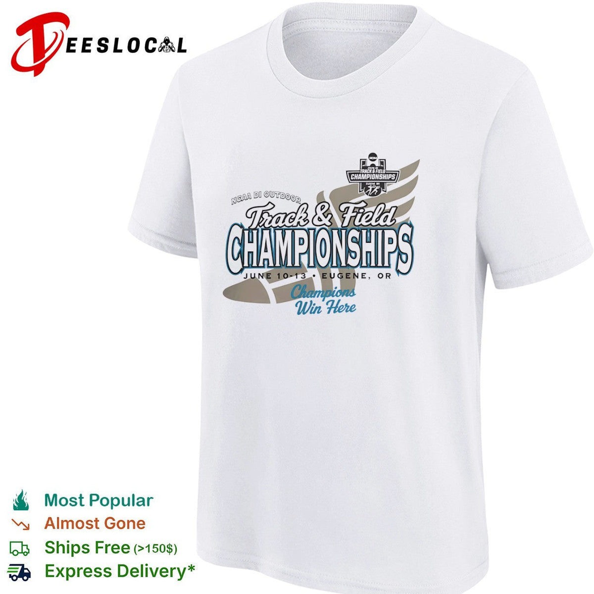 NCAA DI Outdoor Track and Field Championships Eugene OR 2026 Champions Win shirt Unisex