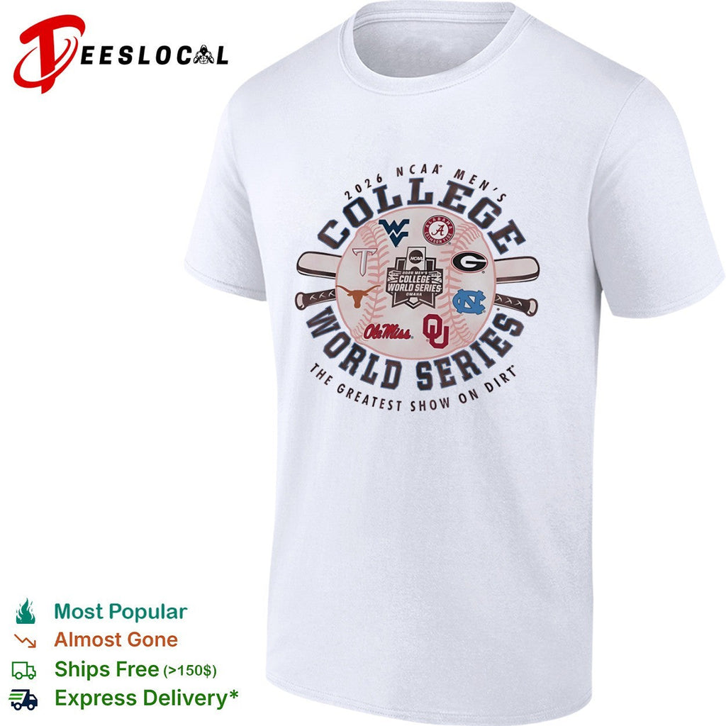 NCAA Men’s College World Series 2026 the greatest show on dirt shirt Unisex