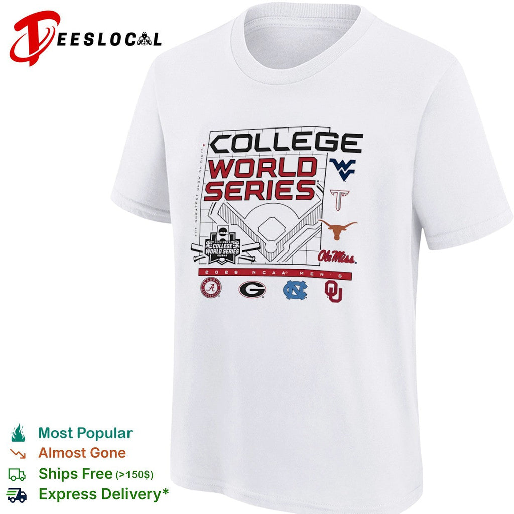 NCAA Men’s College World Series 2026 the greatest show on dirts shirt Unisex