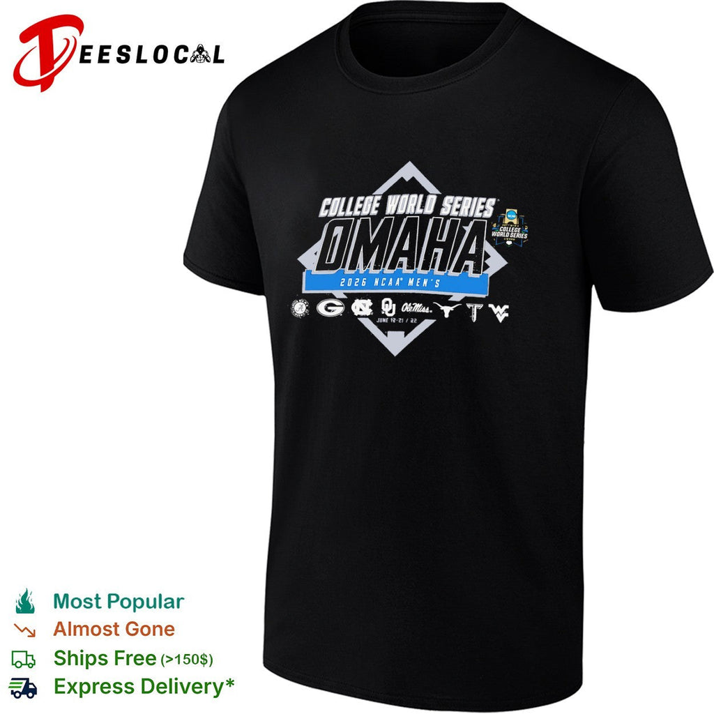 NCAA Men’s College World Series MCWS Omaha 2026 shirt Unisex