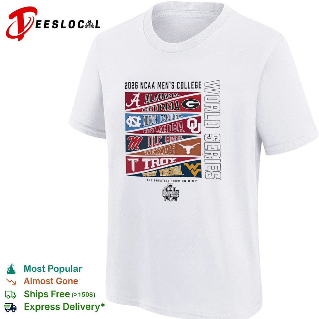NCAA Men’s College World Series The greatest show on dirt 2026 shirt Unisex