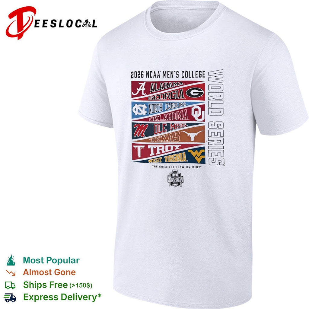 NCAA Men’s College World Series The greatest show on dirt 2026 shirt Unisex
