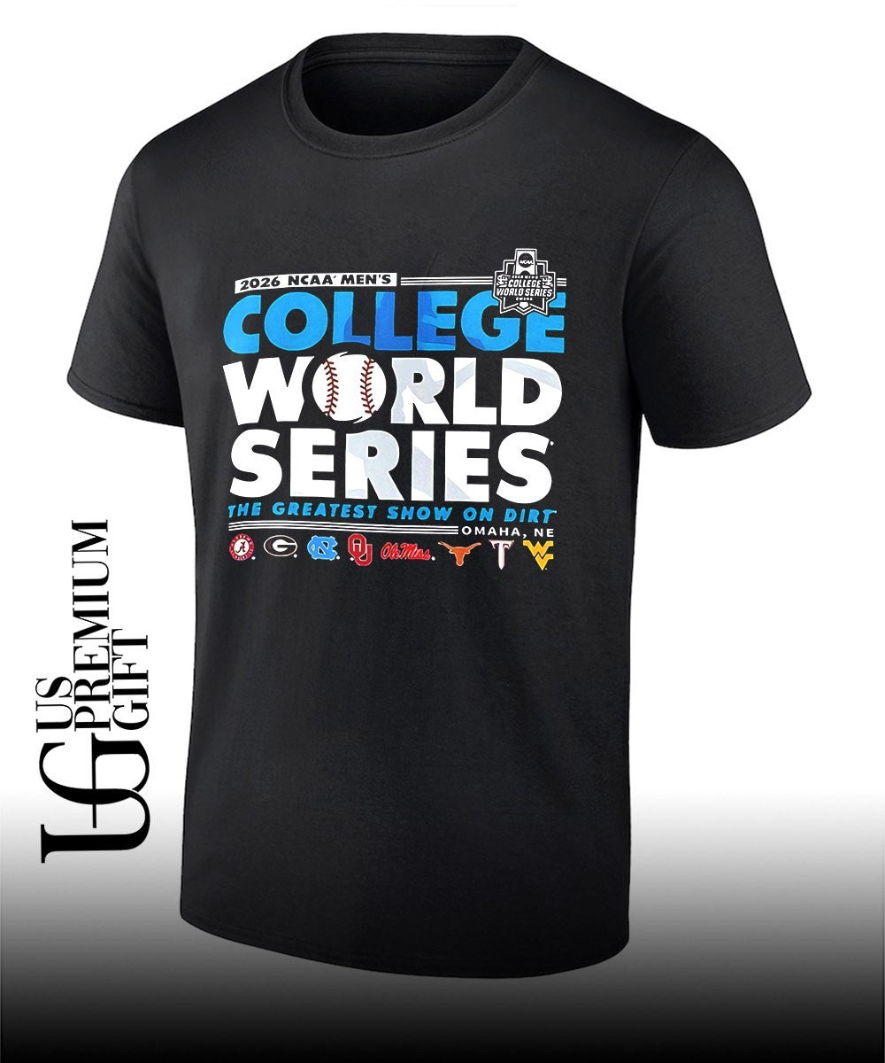 NCAA Men’s College World Series the greatest show on dirt Omaha NE 2026 shirt Unisex