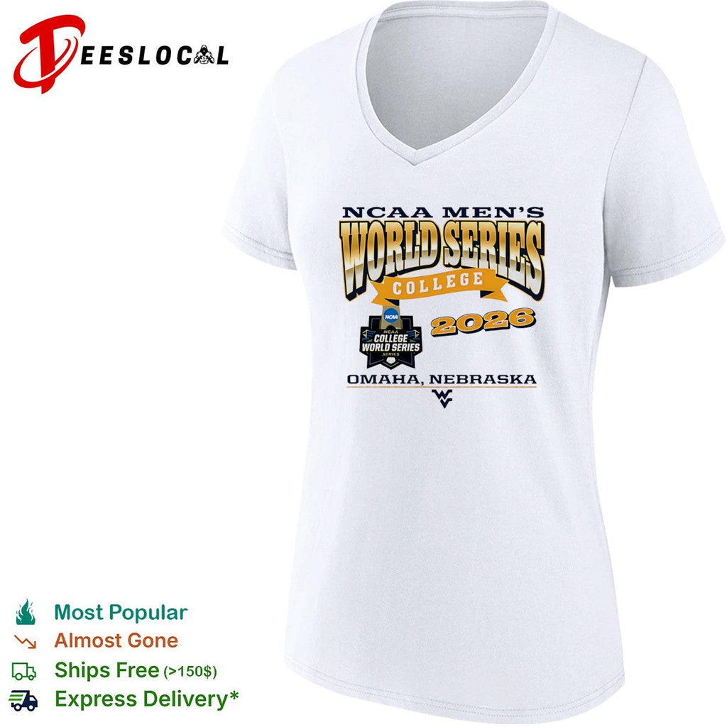 NCAA Men’s World Series 2026 Omaha Nebraska West Virginia Mountaineers logo shirt Unisex