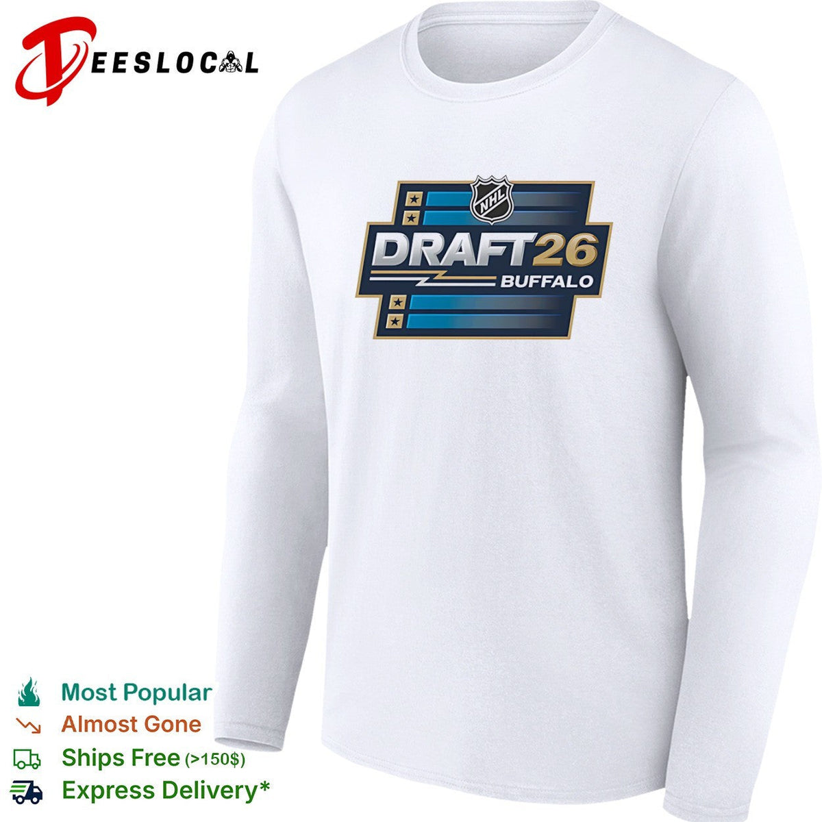 NHL Draft 26 Buffalo Shirt Unisex