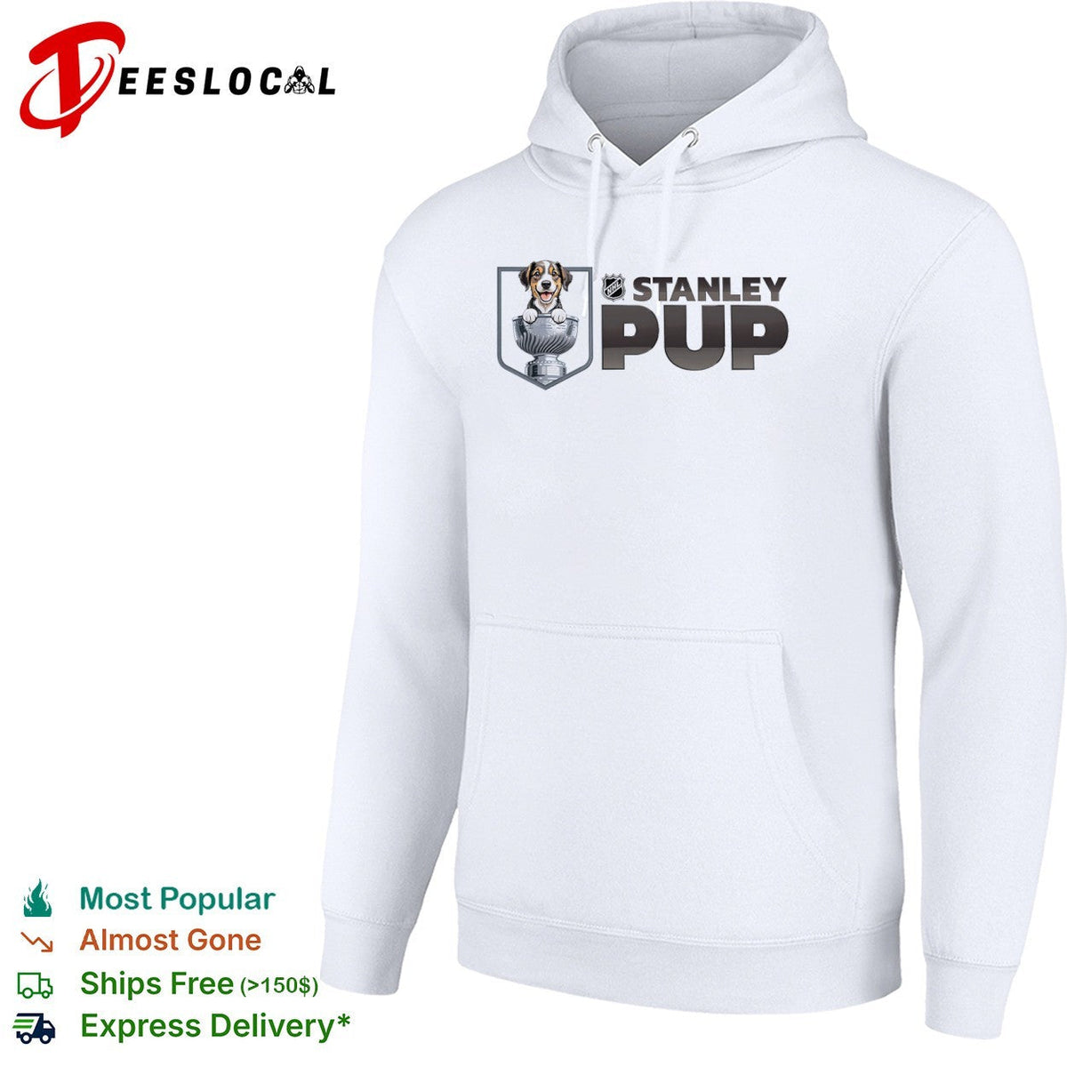 NHL Stanley Pup Logo Hockey League Mascot Sports Shirt Unisex