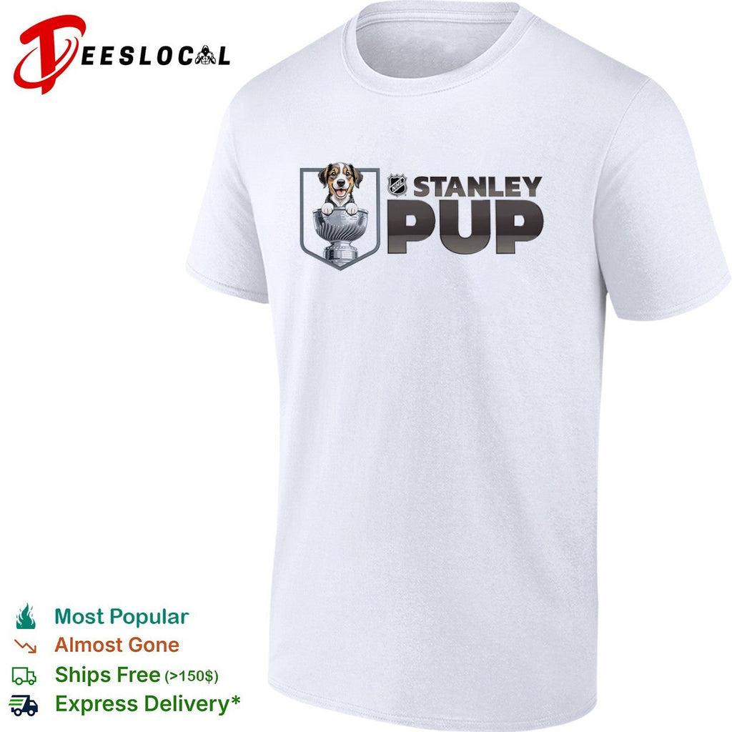 NHL Stanley Pup Logo Hockey League Mascot Sports Shirt Unisex