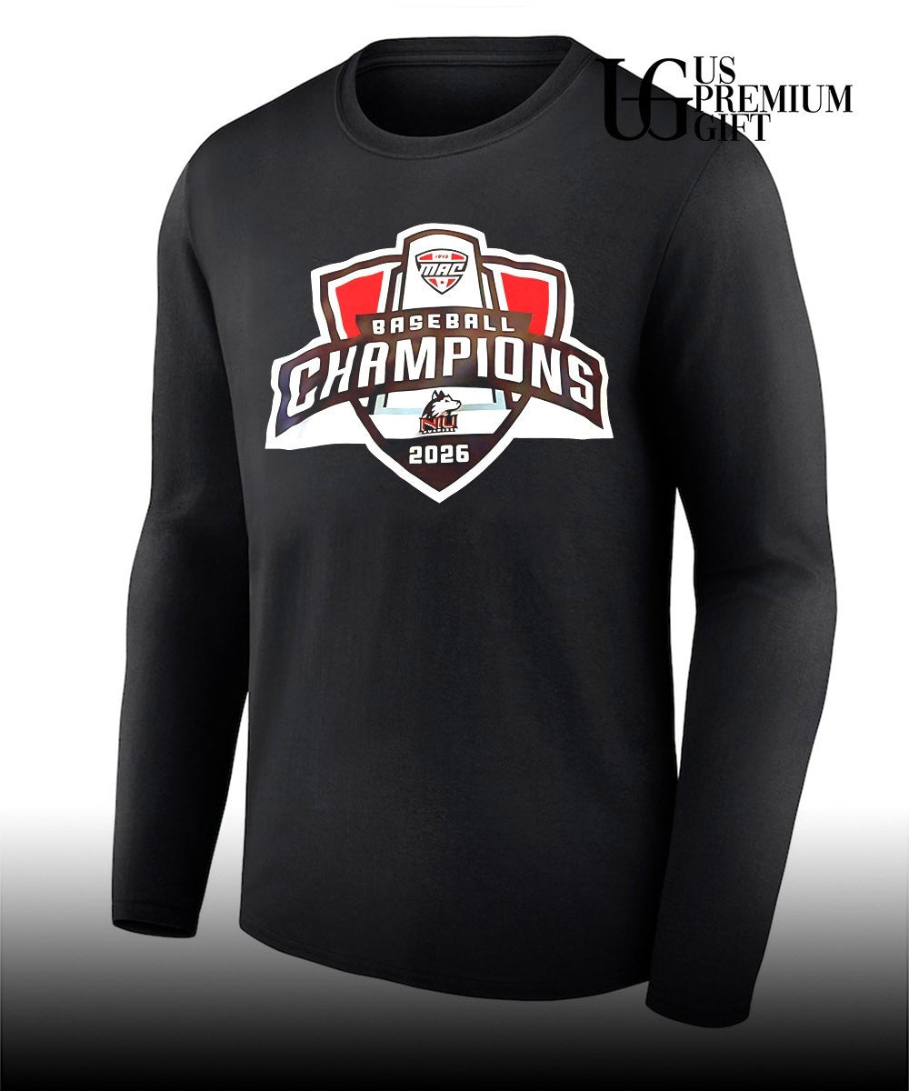NIU Huskies MAC Baseball Champions 2026 shirt Unisex