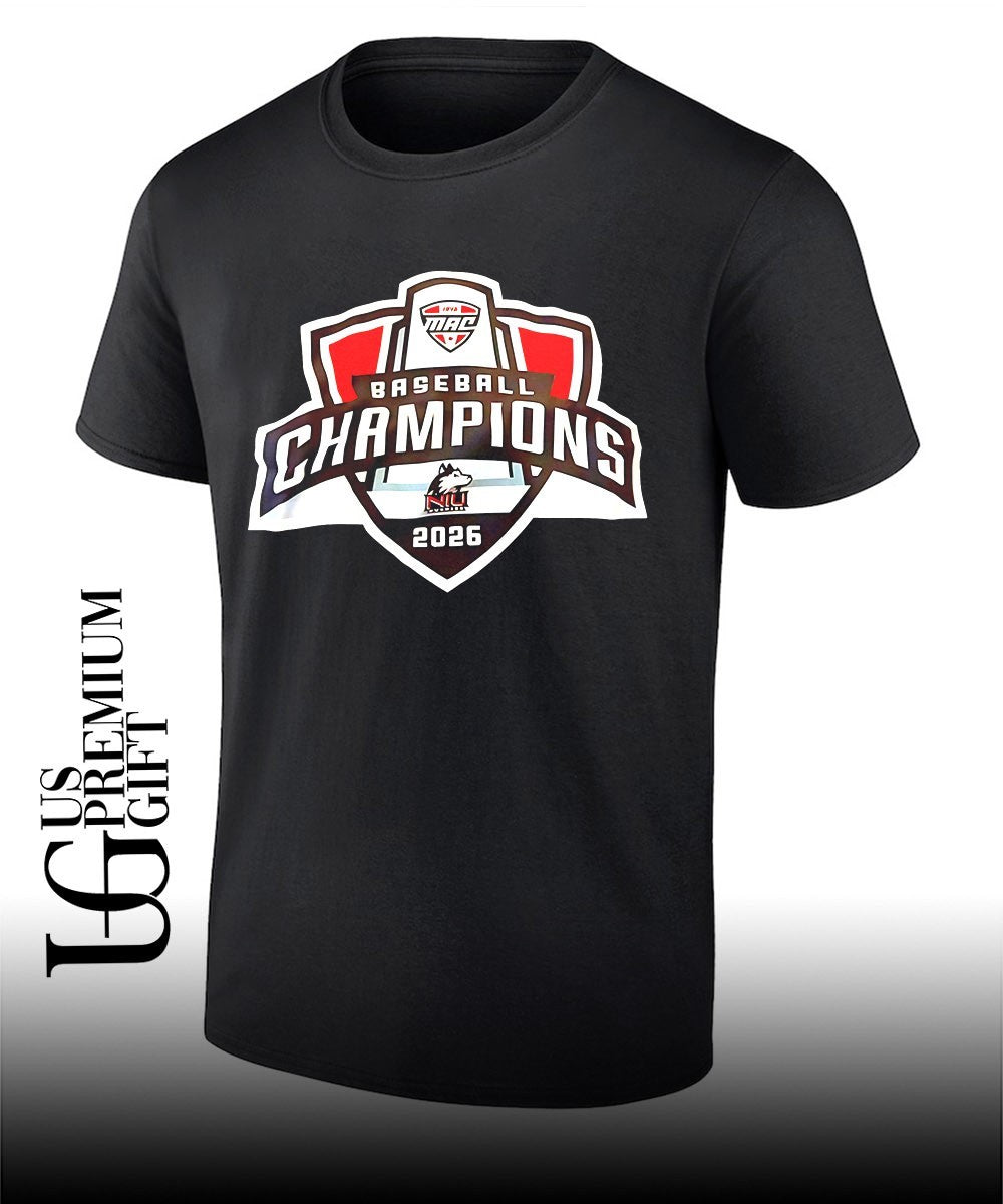 NIU Huskies MAC Baseball Champions 2026 shirt Unisex