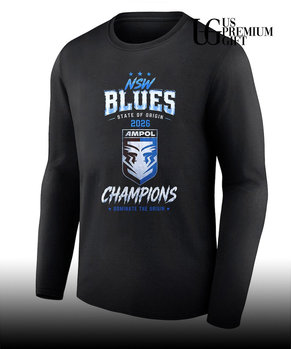 NSW Blues State Of Origin 2026 Champions shirt Unisex