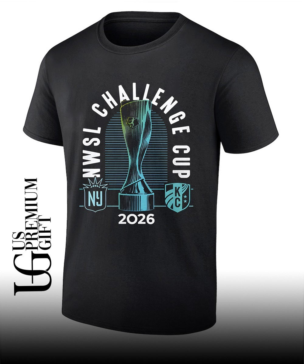 NWSL Challenge Cup 2026 Gotham FC vs Kansas City Current trophy shirt Unisex