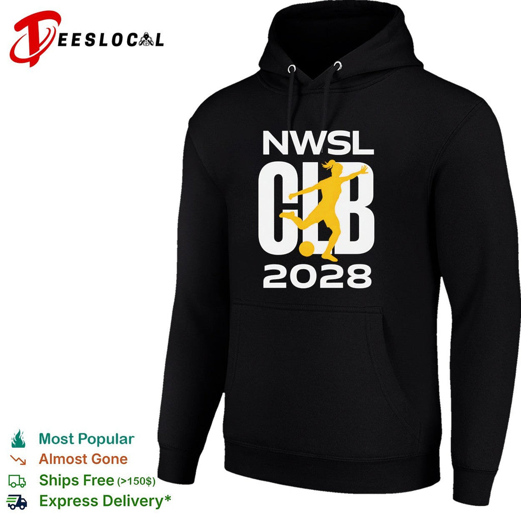 NWSL club 2028 women’s soccer player silhouette shirt Unisex