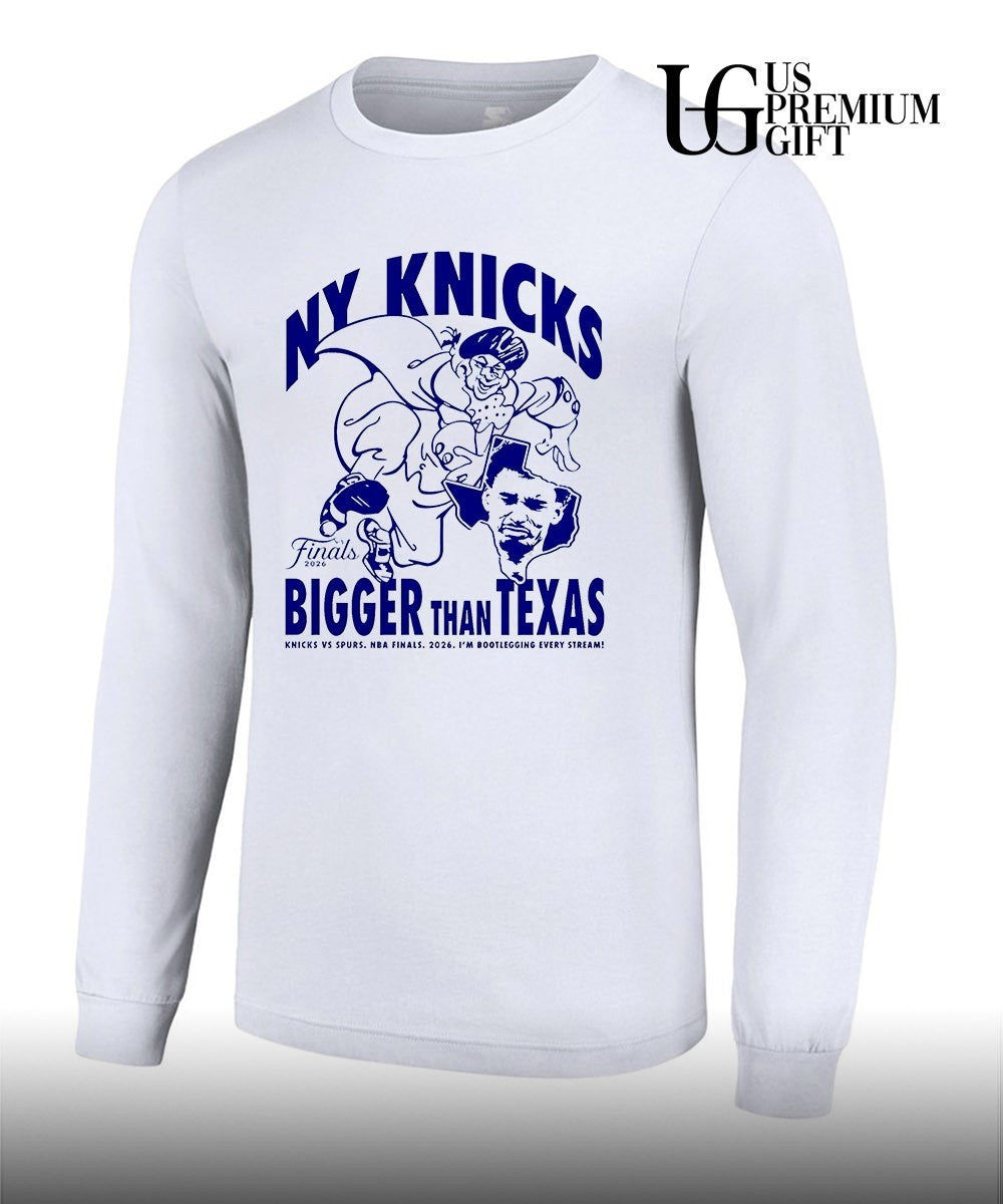 NY Knicks Bigger Than Texas Victor Wembanyama San Antonio Spurs Finals 2026 shirt Unisex