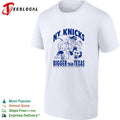 NY Knicks bigger than Texas vs Spurs NBA Finals 2026 cartoon shirt Unisex