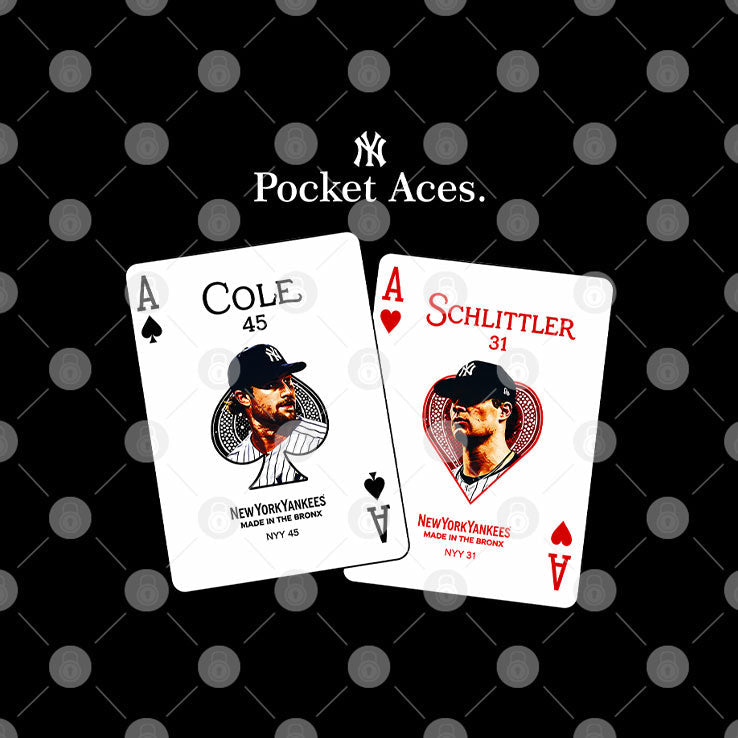 New York Yankees Pocket Aces Gerrit Cole and Cam Schlittler Shirt Unisex