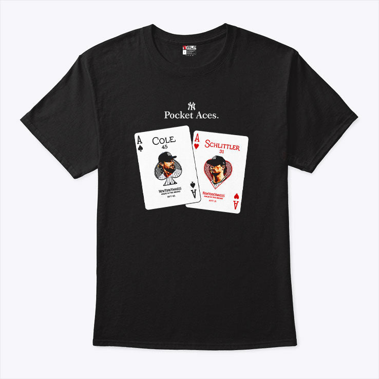 New York Yankees Pocket Aces Gerrit Cole and Cam Schlittler Shirt Unisex