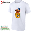 NYC Knicks basketball cup 787 graffiti art white shirt Unisex