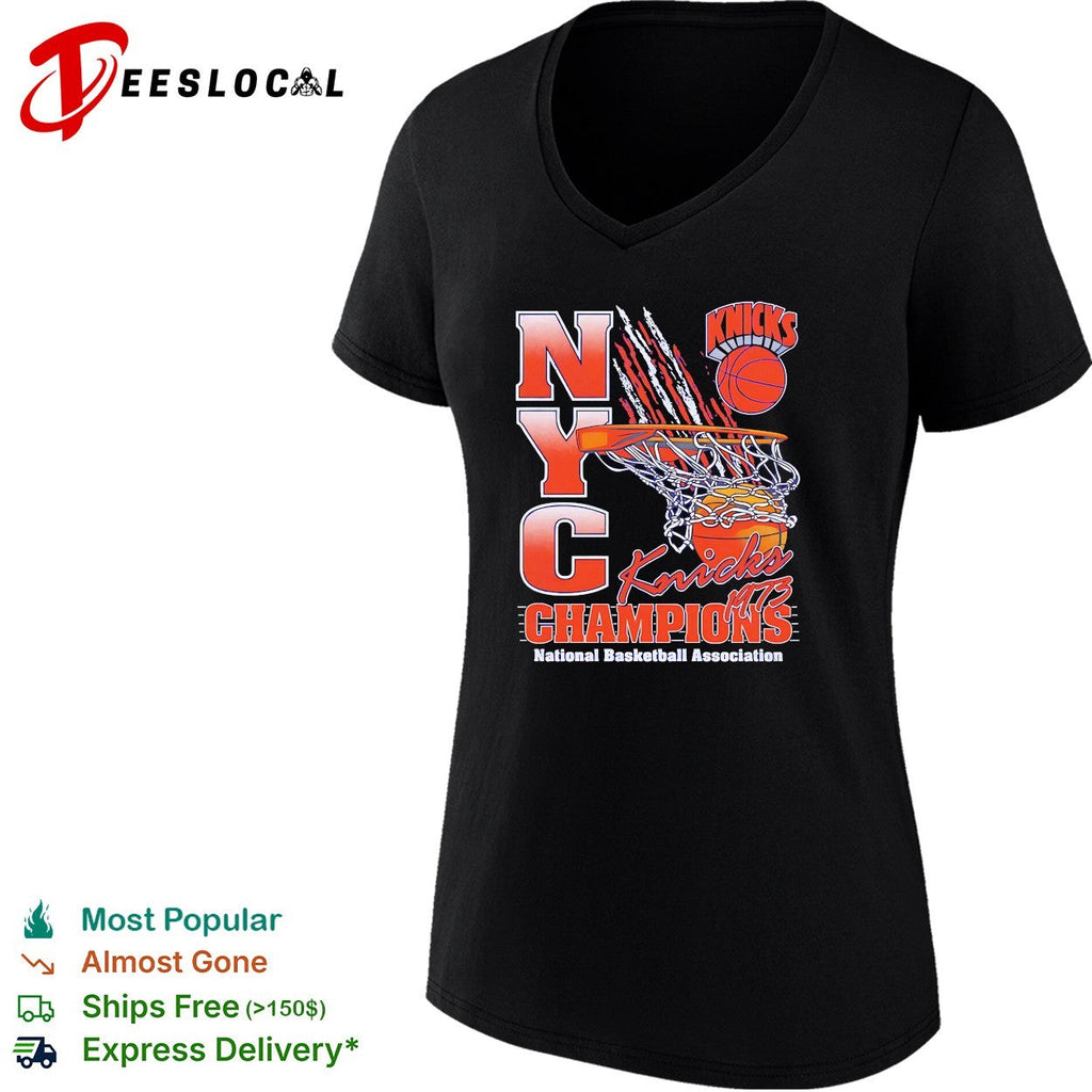 NYC champions basketball net bold poster shirt Unisex