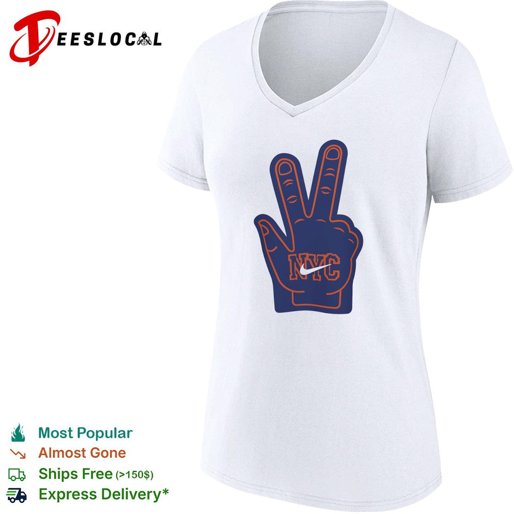NYC foam finger three shirt Unisex