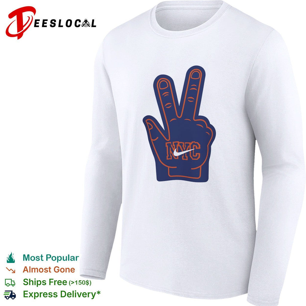NYC foam finger three shirt Unisex