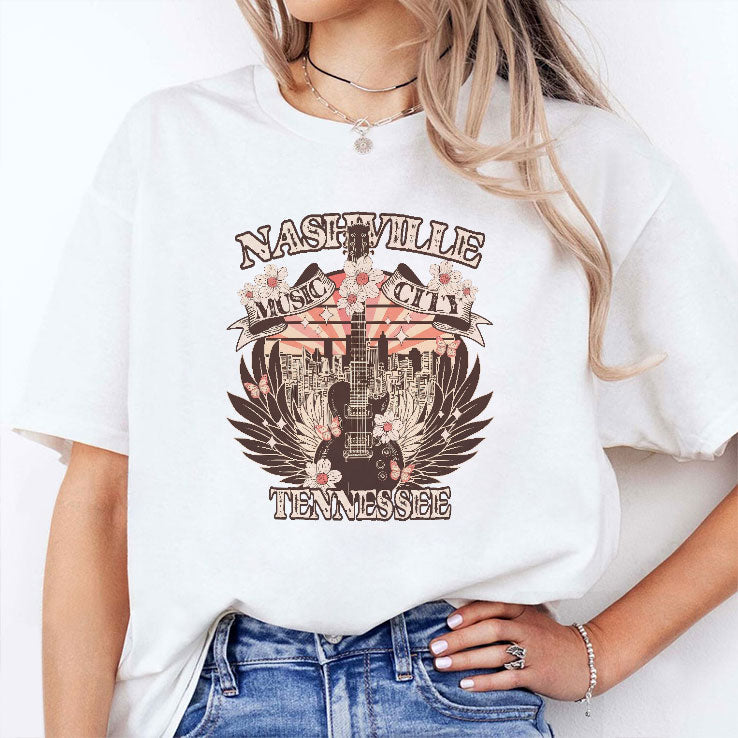 Nashville Music City Tennessee T Shirt Unisex