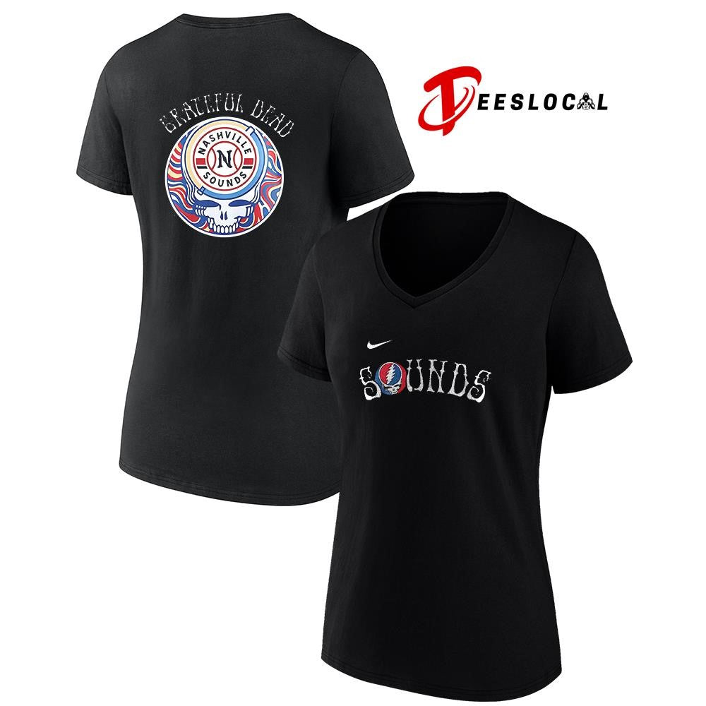 Nashville Sounds x Grateful Dead Triple A logo shirt Unisex