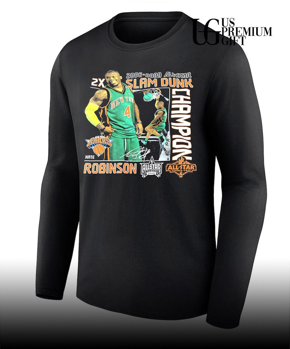 Nate Robinson Slam Dunk Champions All Star 2006-2009 signature shirt Unisex