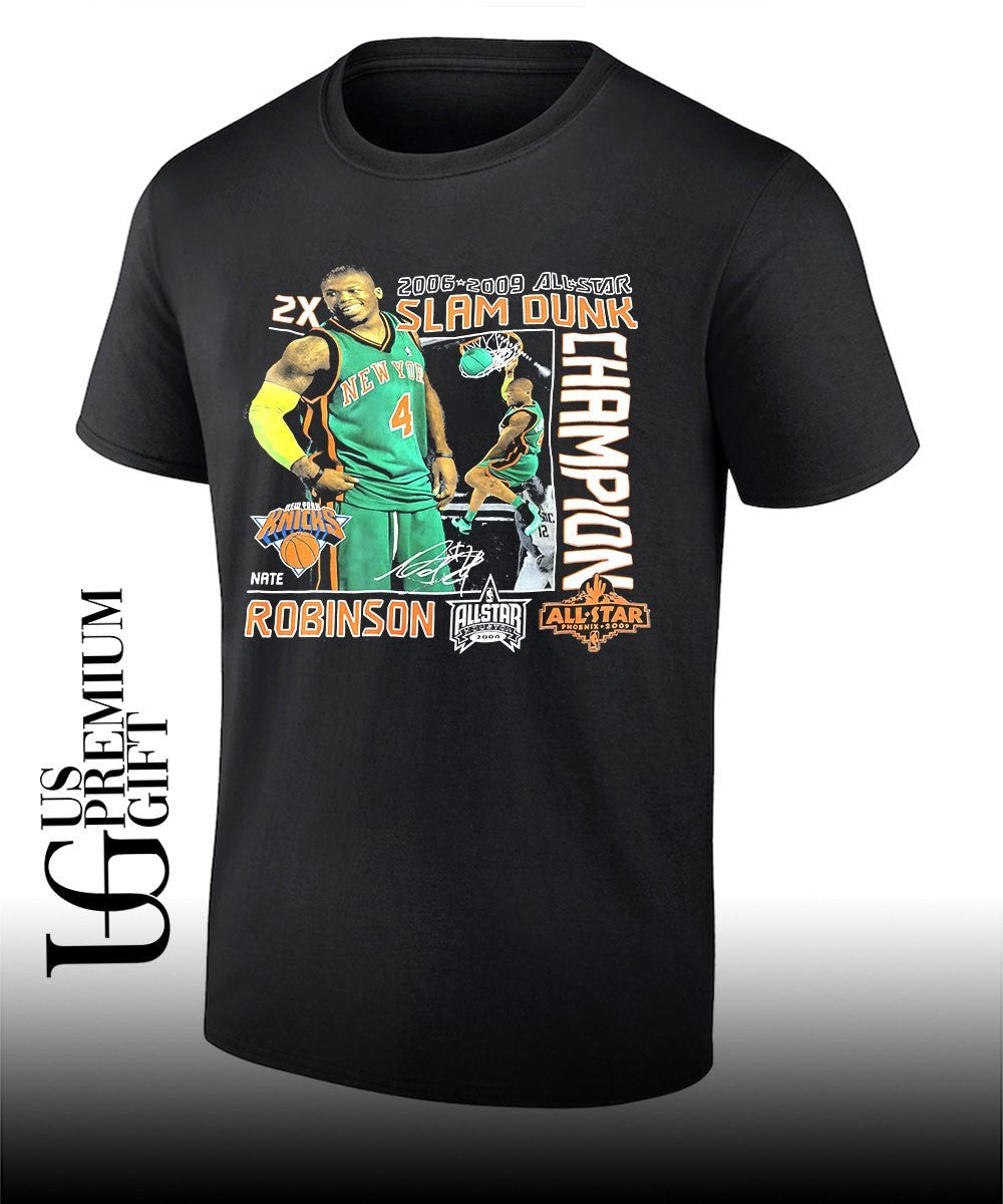 Nate Robinson Slam Dunk Champions All Star 2006-2009 signature shirt Unisex