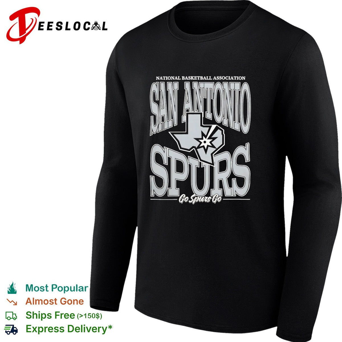 National Basketball Association San Antonio Spurs Go Spurs Go shirt Unisex