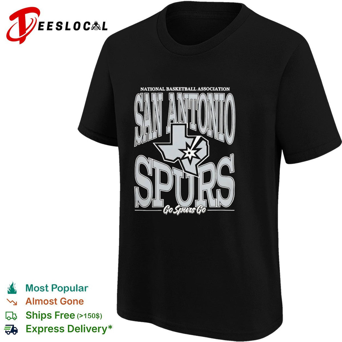 National Basketball Association San Antonio Spurs Go Spurs Go shirt Unisex